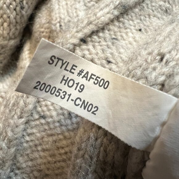 Madewell Donegal Rolled Mockneck Sweater Dress Medium Gray - Picture 6 of 10